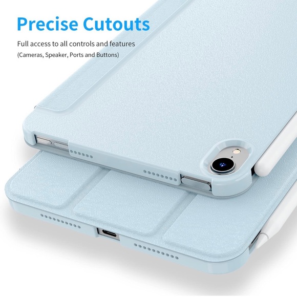 Light Blue iPad Mini 6 Case 2021, iPad Mini 6th Generation Case - Picture 9 of 9